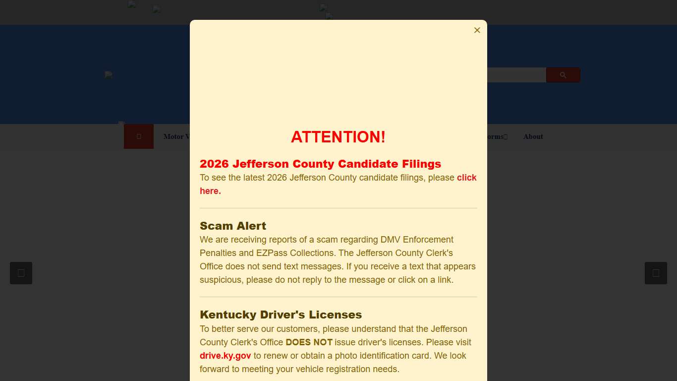 Homepage - Jefferson County Clerk David Yates